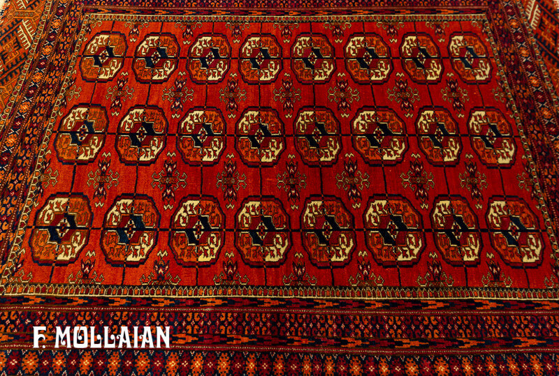 Antique Turkmen Bukhara (Russian) Carpet  n°:38543554